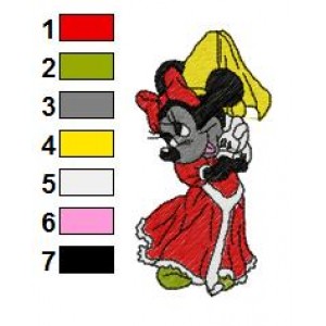 Minnie Mouse Embroidery 18